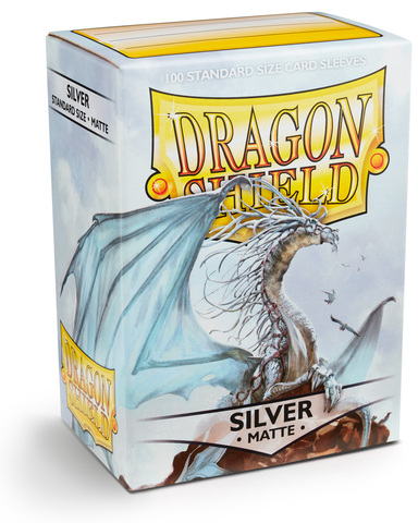 Dragon Shield Matte - Silver (100) 